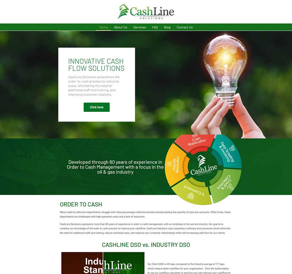 Megaphone Pro Solutions - Client site, Cash Line Solutions